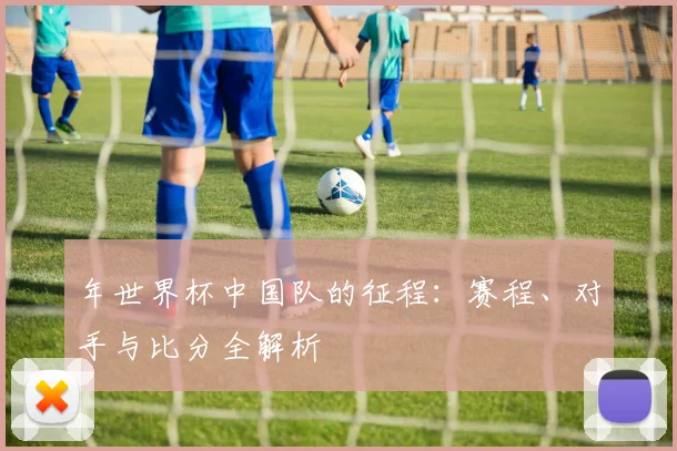 年世界杯中国队的征程：赛程、对手与比分全解析